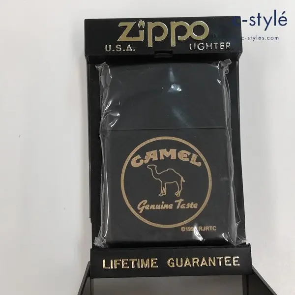 ZIPPO ジッポー CAMEL キャメル GENUINE TASTE マットブラックゴールド 1994 オイルライター 喫煙具