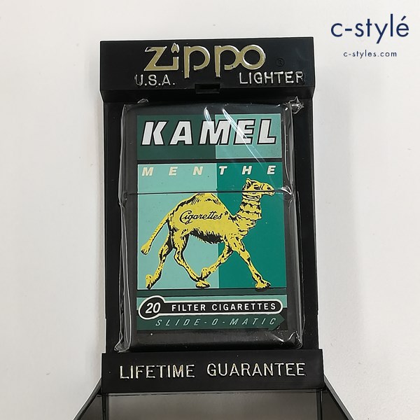 ZIPPO ジッポー KAMEL キャメル MENTHE オイルライター ブラック 喫煙具