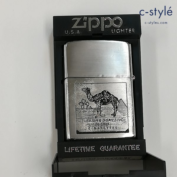 ZIPPO ジッポー CAMEL キャメル TURKISH＆DOMESTIC BLEND 1968年 オイルライター シルバー 喫煙具
