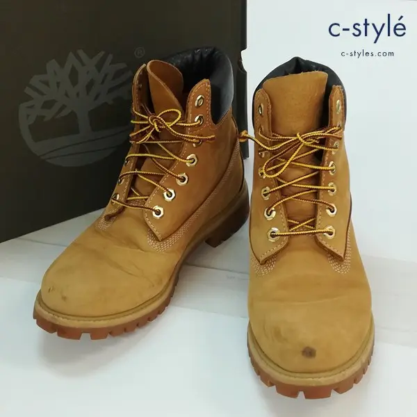 Timberland ティンバーランド PREMIUM 6 INCH WATER PROOF BOOT ブーツ 25.5cm キャメル 防水