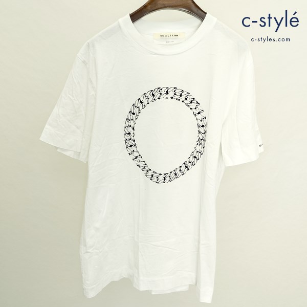 1017 ALYX 9SM Tシャツ L ホワイト 半袖 綿100 イタリア製