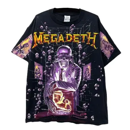 バンドTシャツ(BAND T-SHIRT) 90年代 USA製 MEGADETH メガデス