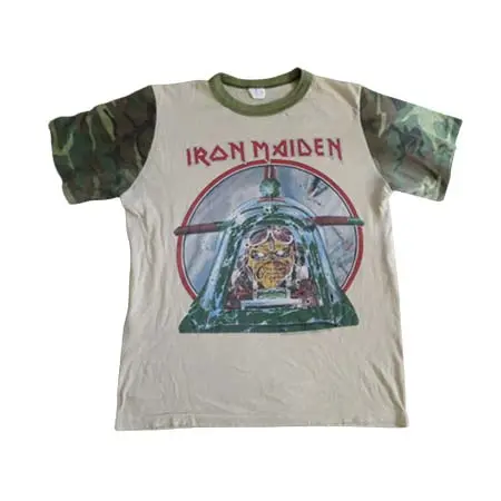 バンドTシャツ(BAND T-SHIRT) アイアン･メイデン IRON MAIDEN カモフラ 80年代 ヴィンテージ