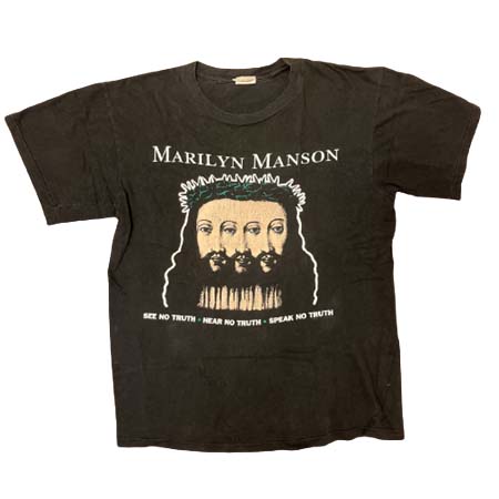 バンドTシャツ(BAND T-SHIRT) Marilyn Manson マリリン･マンソン BELIEVE ツアーTシャツ
