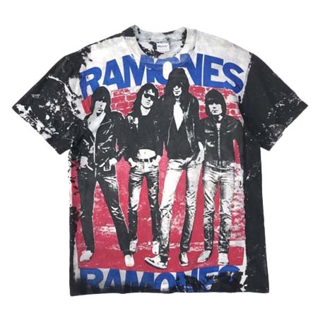 バンドTシャツ(BAND T-SHIRT) RAMONES ラモーンズ シルクスクリーン Tシャツ 90年代 Mosquitohead USA製