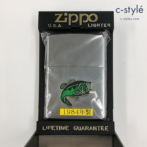 ZIPPO ジッポー 1984年製 バス オイルライター シルバー 喫煙具