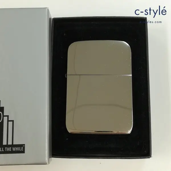 ZIPPO ジッポー 1941 REPLICA 鏡面加工 オイルライター シルバー 2002年製 喫煙具