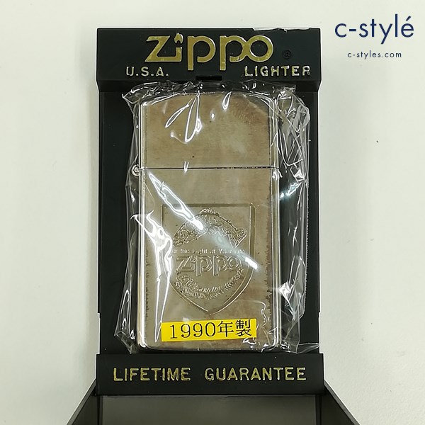 ZIPPO ジッポー 1990年製 スリムライター シルバー 喫煙具 喫煙グッズ