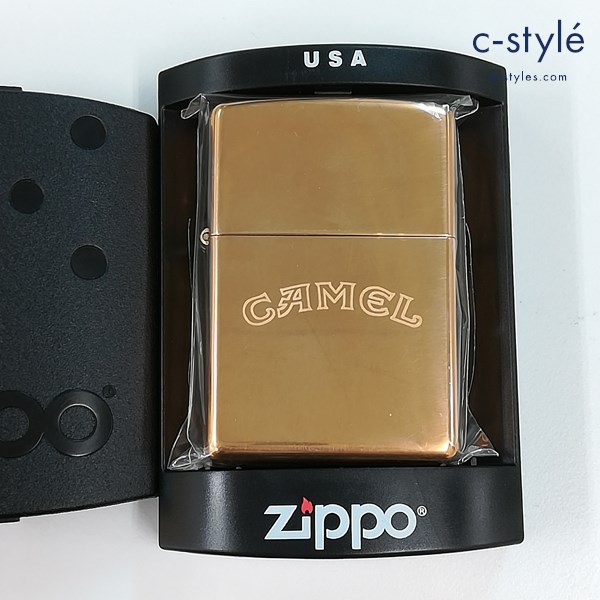 ZIPPO ジッポー CAMEL キャメル Words オイルライター ゴールド 喫煙具
