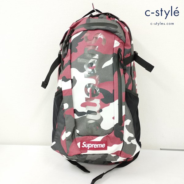 Supreme シュプリーム 21SS Backpack Red Camo バックパック マルチカラー カモ柄 リュック カバン 鞄