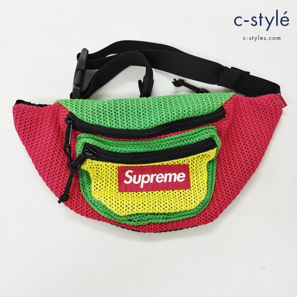 Supreme シュプリーム 21SS String waist Bag ウエストバッグ マルチカラー ボディバッグ 鞄 カバン