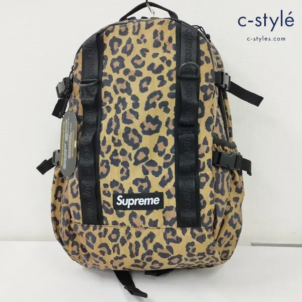 Supreme シュプリーム 20AW Leopard Backpack Bag バックパック ブラウン系 レオパード柄 リュック