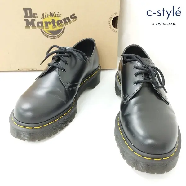 Dr.Martens ドクターマーチン 1461 BEX 3ホールシューズ UK7 ブラック レザーシューズ