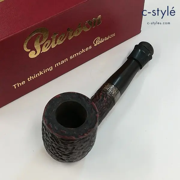 Peterson ピーターソン DONEGAL ROCKY 107 パイプ ブラウン シルバー925 喫煙具 煙草 タバコ