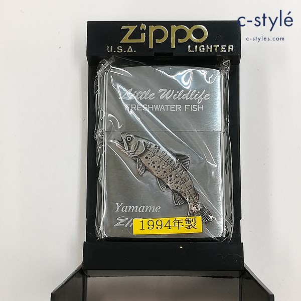 ZIPPO ジッポー 1994年製 Yamame FRESHWATER FISH オイルライター シルバー 喫煙具