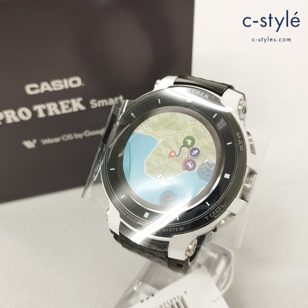 CASIO カシオ PRO TREK Smart 腕時計 ブラック×ホワイト WSD-F30-WE 世界限定1000個