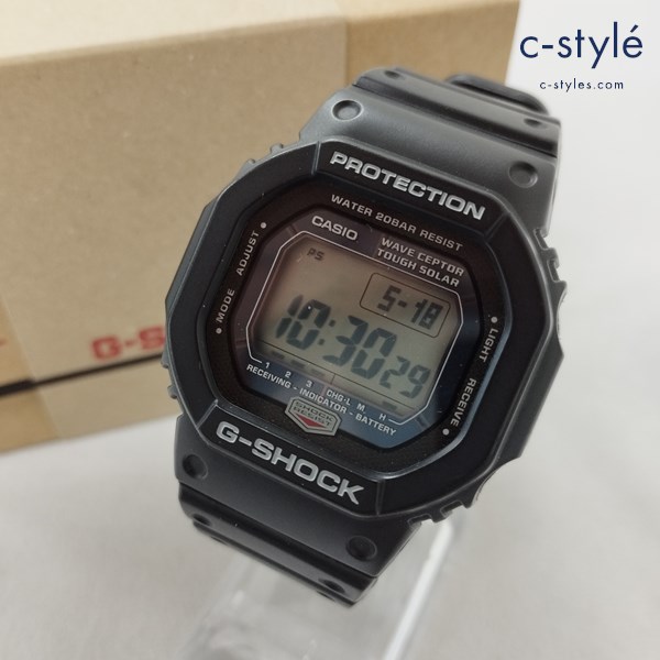 CASIO カシオ G-SHOCK Gショック 腕時計 ブラック GW-5600J ソーラー電波時計 デジタル