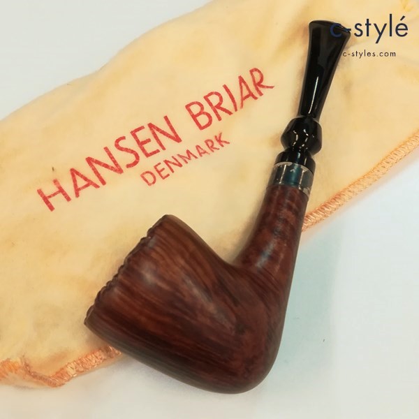 HANSEN BRIAR ハンセンブライヤー パイプ ブラウン ハンドメイド デンマーク製 喫煙具 タバコ 煙草