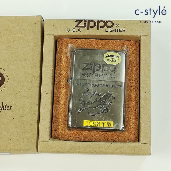 ZIPPO ジッポー 1998年製 WIND-PROOF LIGHTER オイルライター シルバー 喫煙具
