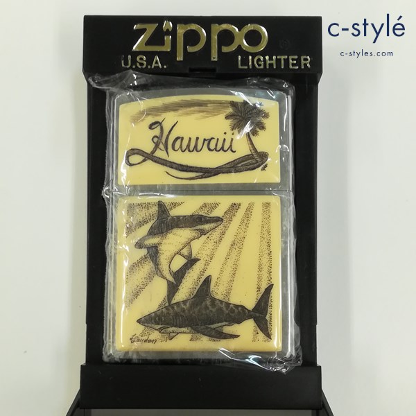 ZIPPO ジッポー 2000年製 Hawaii オイルライター シルバー 喫煙具