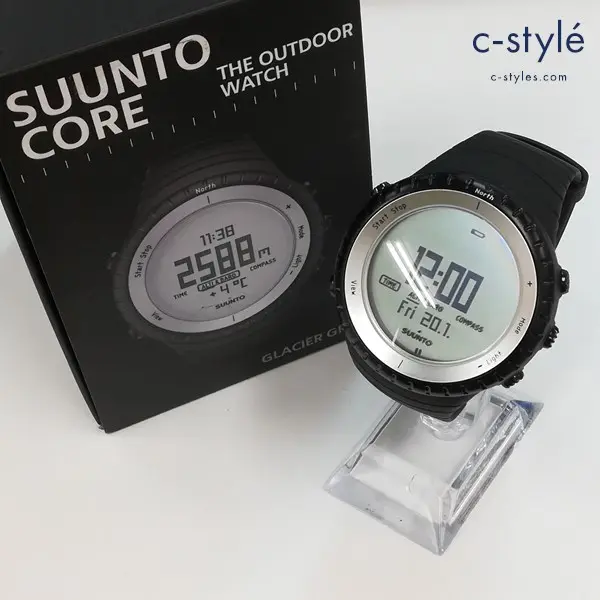 SUUNTO スント CORE 腕時計 グレイシャーグレー アウトドアウォッチ デジタル 高度計 気圧計