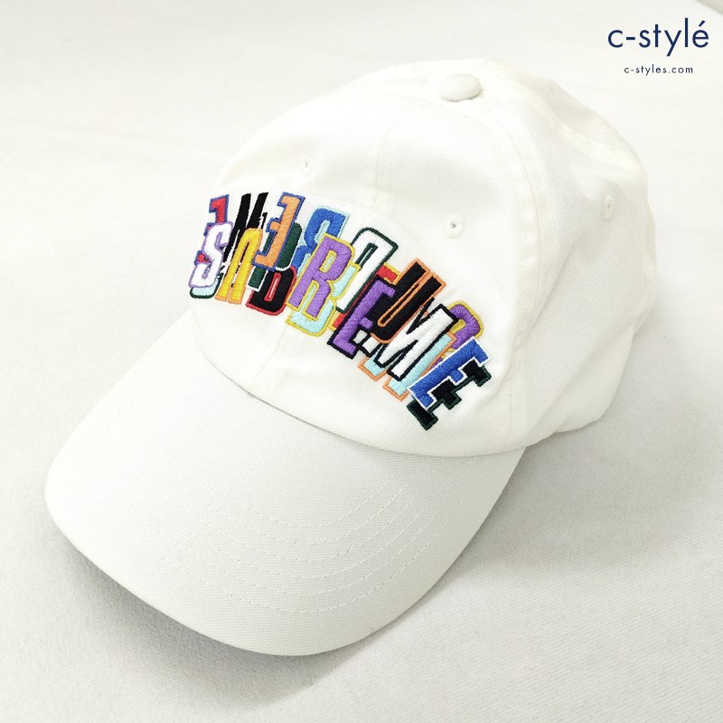 Supreme × CORDURA シュプリーム Stacked コーデュラ 6パネル キャップ フリー ホワイト 帽子 刺繍