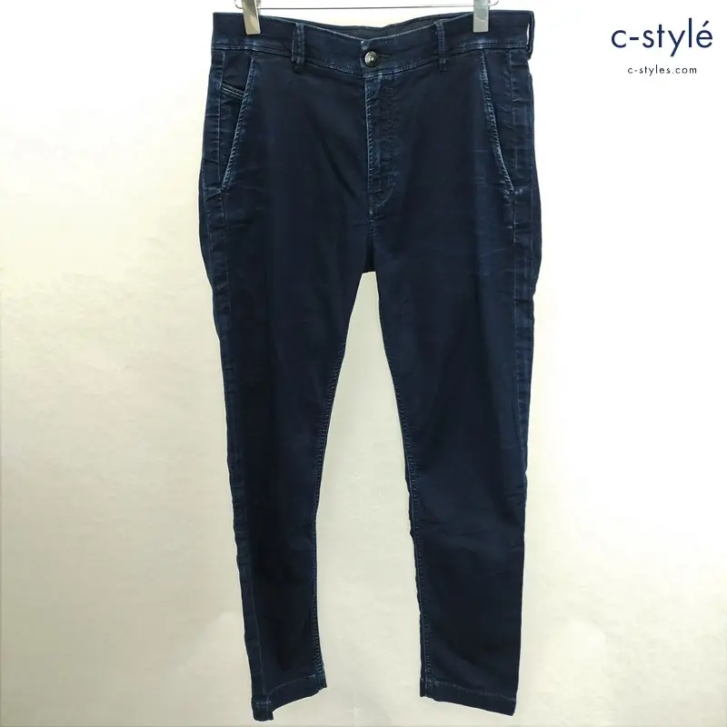 DIESEL ディーゼル JOGG JEANS 28 インディゴ SLIM-CHINO-M-NE 0680F ストレッチデニムパンツ