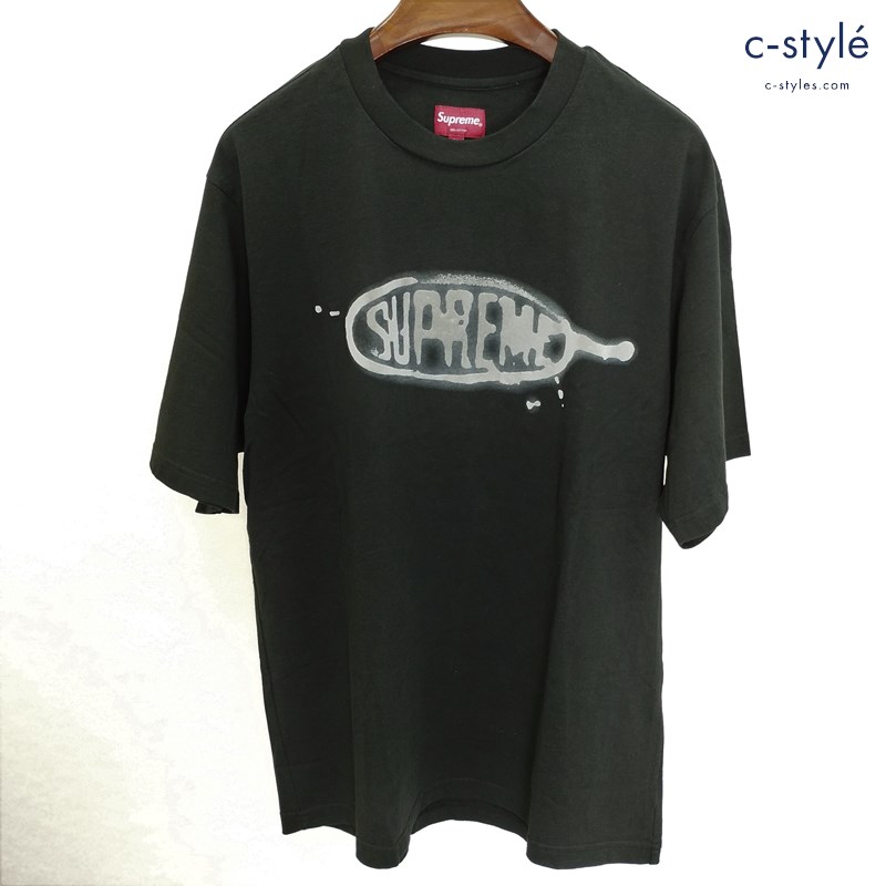 Supreme シュプリーム 22SS Ink Blot S/S Top M ブラック Tシャツ 半袖 綿100 クルーネック