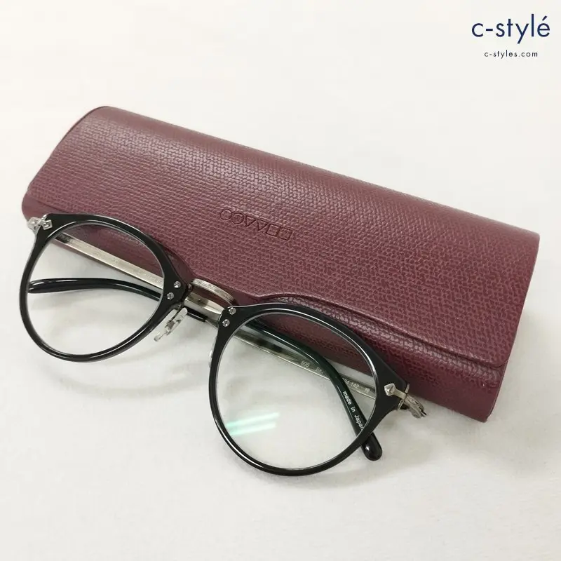 OLIVER PEOPLES 眼鏡 47□24-142 ブラック 雅 505 BKP Limited Edition 日本製 メガネ アイウェア