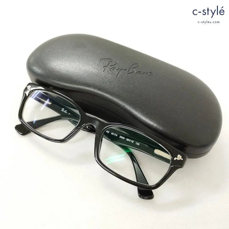 Ray-Ban レイバン 眼鏡 52□19-135 ブラック メガネ RB5017A アイウェア 度入り