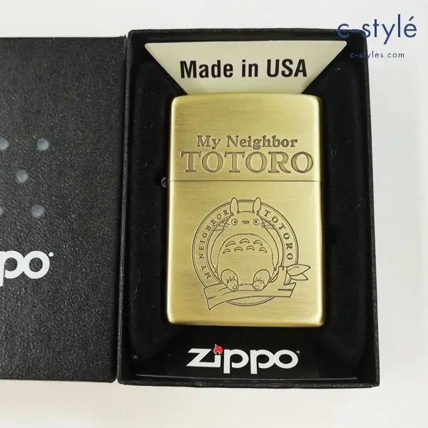 ZIPPO ジッポー となりのトトロ オイルライター ゴールド ジブリ 喫煙具