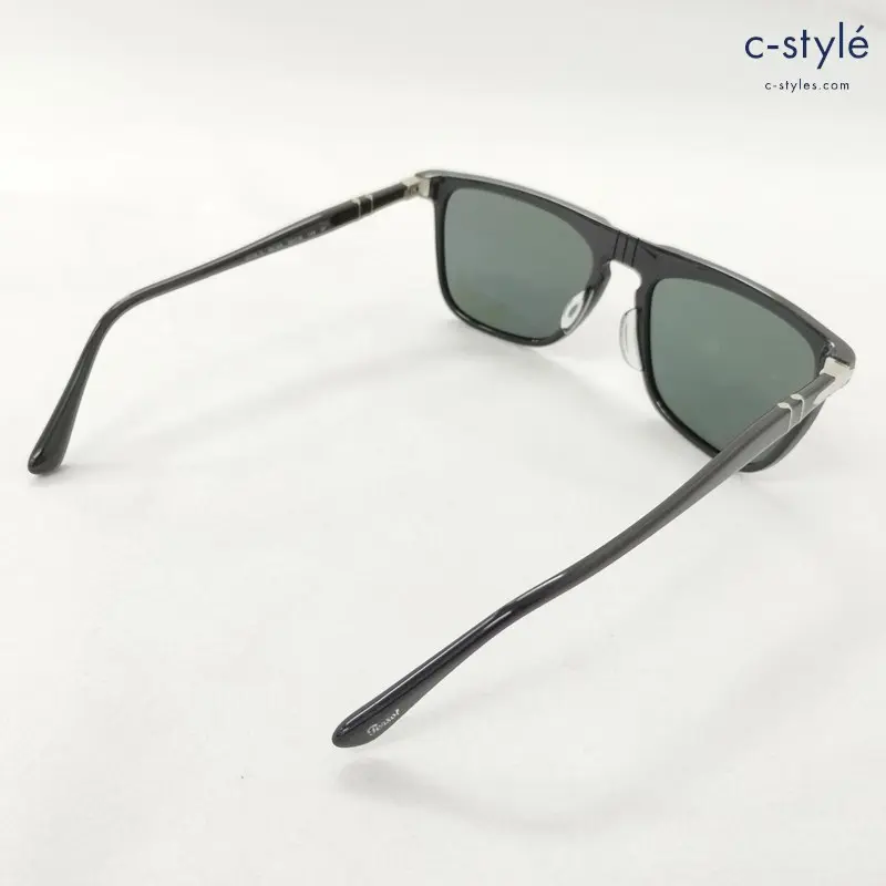 Persol ペルソール サングラス 56□18-145 95/58 3225-S 偏光機能有り イタリア製 レザーケース付き