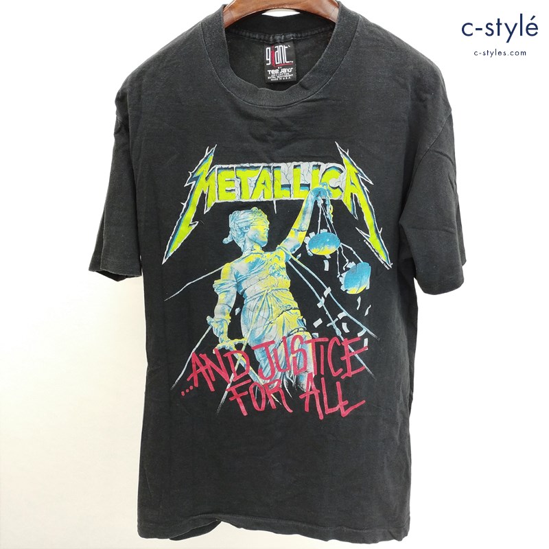 giant ジャイアント METALLICA メタリカ Tシャツ L ブラック AND JUSTICE FOR ALL 94年製 MADE IN USA