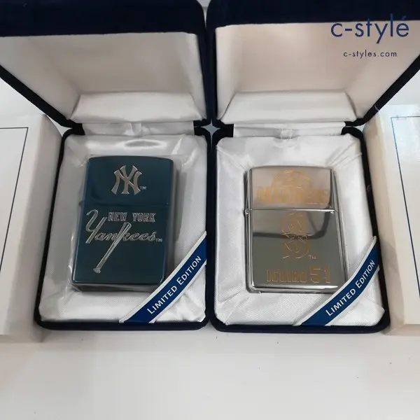 ZIPPO ジッポー ニューヨークヤンキース 松井秀喜 シアトルマリナーズ イチロー オイルライター 喫煙具