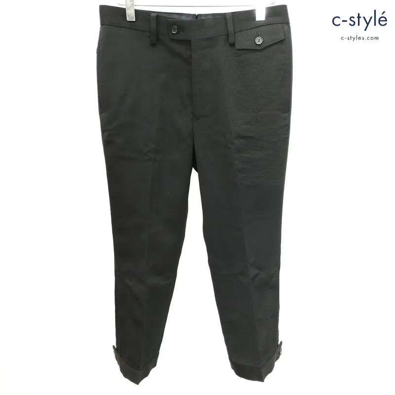 UNDERCOVER アンダーカバー JOY DIVISION CROPPED PANTS 1 ブラック D4501 ウール100 スラックス 日本製