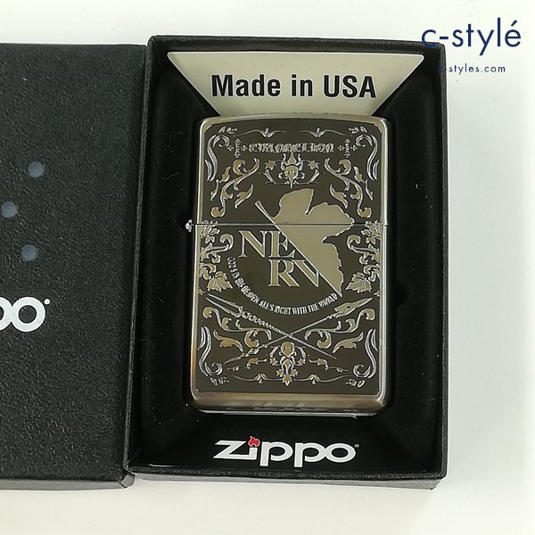 ZIPPO ジッポー エヴァンゲリオン NERV シリアルナンバー入り オイル