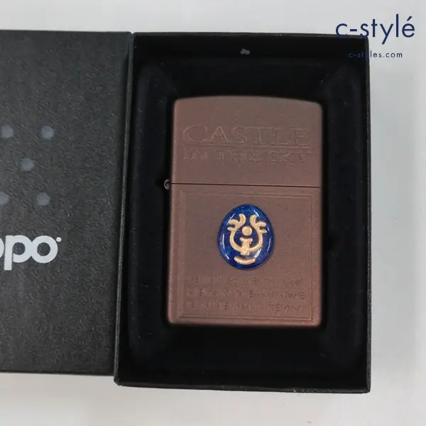 ZIPPO ジッポー CASTLE IN THE SKY 天空の城ラピュタ オイルライター ブラウン系 ジブリ 喫煙具