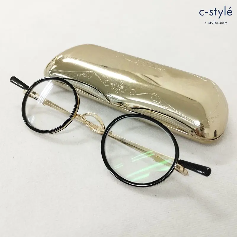 OLIVER PEOPLES オリバーピープルズ メガネ 44□28-145 ブラック×ゴールド Cardwell col.BK/G 度入り