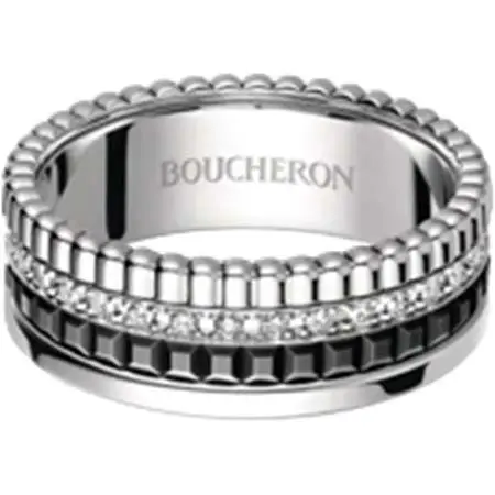 BOUCHERON QUATRE(ブシュロン) キャトル リング ブラック ダイヤモンド スモール  JRG01791