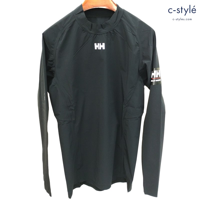 HELLY HANSEN ヘリーハンセン ピステ 長袖Tシャツ XL-HH ブラック シャツ スポーツウェア
