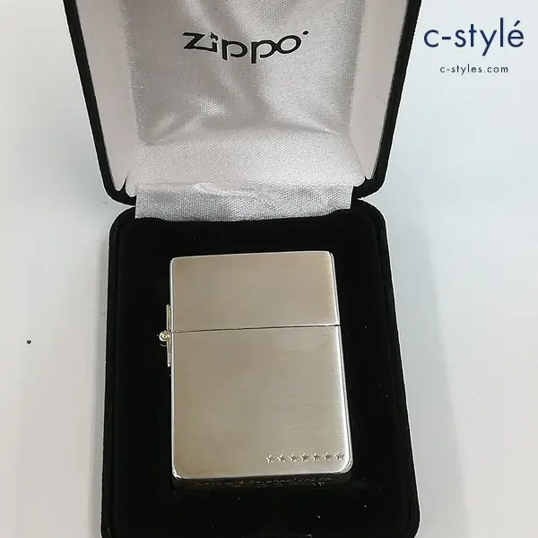 ZIPPO ジッポー 1935 REPLICA レプリカ 七連星 2017年製 オイルライター シルバー 喫煙具