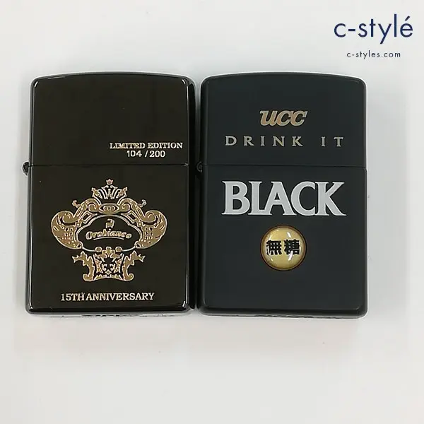 ZIPPO ジッポー オロビアンコ UCC ブラックコーヒー オイルライター ブラック 喫煙具