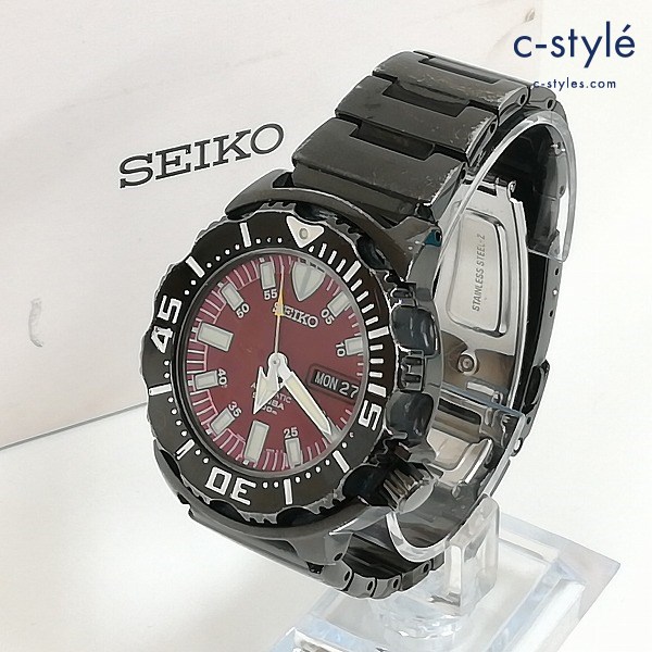 SEIKO セイコー ダイバーズウォッチ ブラック SZEN007 腕時計 自動巻き