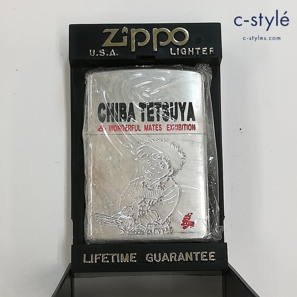 ZIPPO ジッポー ちばてつや おれは鉄兵 オイルライター シルバー 喫煙具