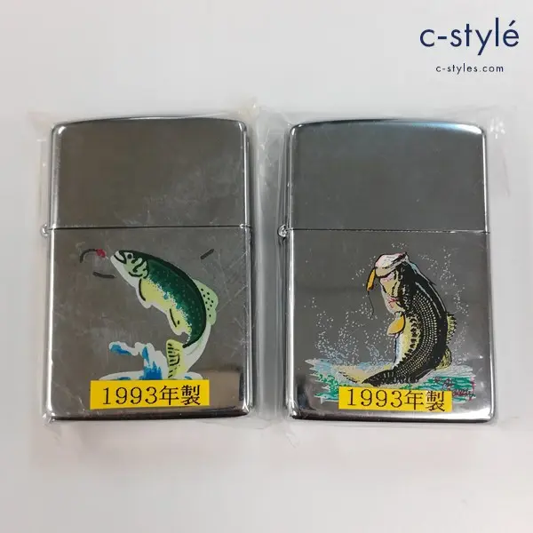 ZIPPO ジッポー 1993年製 フィッシング 魚 釣り オイルライター シルバー 喫煙具の買取金額(買取実績)