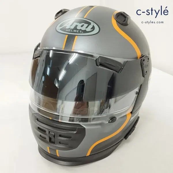 Arai アライ RAPIDE-IR Bold PS フルフェイスヘルメット 59～60cm未満 ブラック×オレンジ 2016年製の買取金額(買取実績)