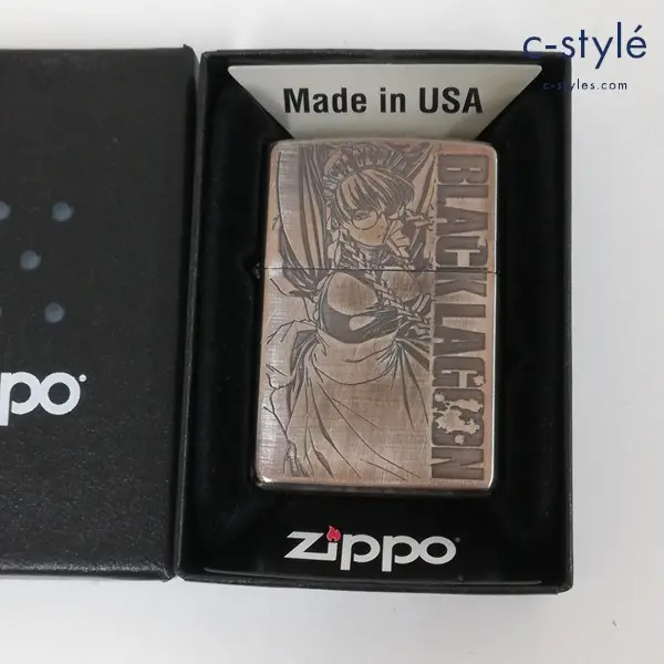 ZIPPO ジッポー BLACK LAGOON ブラックラグーン ロベルタ オイルライター シルバー 喫煙具