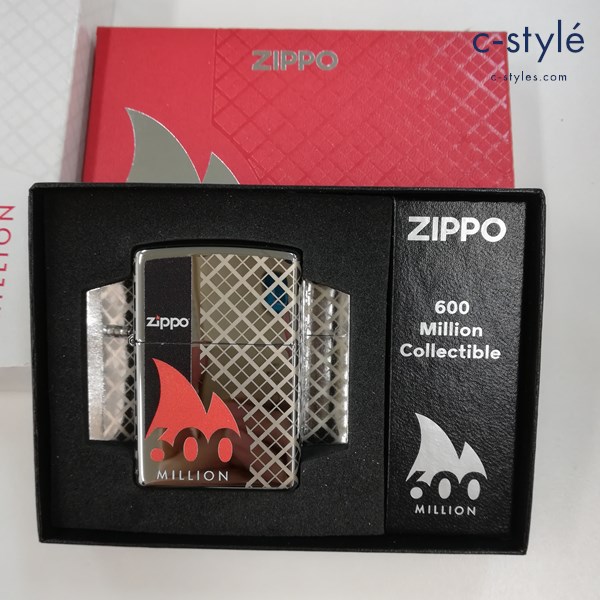 ZIPPO ジッポー 600 MILLION ミリオン オイルライター シルバー 喫煙具