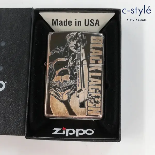 ZIPPO ジッポー BLACK LAGOON ブラックラグーン レヴィ オイルライター シルバー 喫煙具