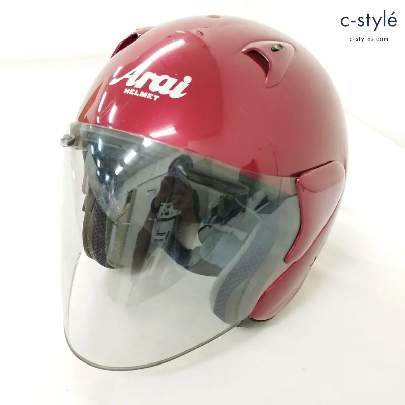 Arai アライ ヘルメット 61.62cm レッド SZ-F バイク用品